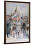 Enrolment of Russian Volunteers for Madagascar, St Petersburg, 1895-F Meaulle-Framed Giclee Print