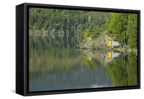 Enroute to Bergen, Norway.-Mallorie Ostrowitz-Framed Stretched Canvas