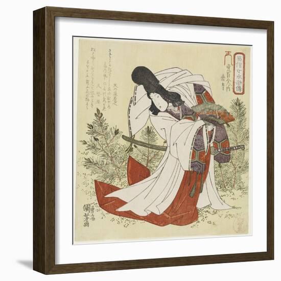 Ensei, C. 1829-Utagawa Kuniyoshi-Framed Giclee Print