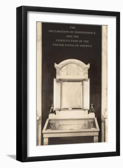Enshrined American Documents-null-Framed Art Print
