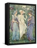 Ensigns of Spring-Walter Crane-Framed Stretched Canvas