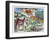 Ensisheim Meteor Fall, 1492-Detlev Van Ravenswaay-Framed Premium Photographic Print