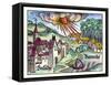 Ensisheim Meteor Fall, 1492-Detlev Van Ravenswaay-Framed Stretched Canvas