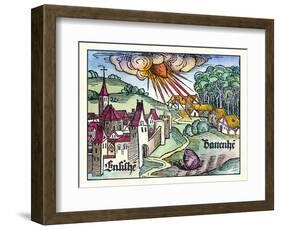 Ensisheim Meteor Fall, 1492-Detlev Van Ravenswaay-Framed Photographic Print