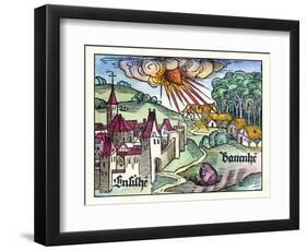 Ensisheim Meteor Fall, 1492-Detlev Van Ravenswaay-Framed Photographic Print