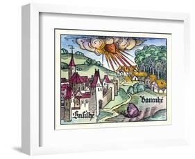 Ensisheim Meteor Fall, 1492-Detlev Van Ravenswaay-Framed Photographic Print