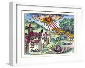 Ensisheim Meteor Fall, 1492-Detlev Van Ravenswaay-Framed Photographic Print