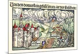 Ensisheim Meteor Fall, 1492-Detlev Van Ravenswaay-Mounted Photographic Print