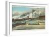 Ensley Steel Plant, Birmingham, Alabama-null-Framed Art Print