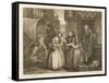 Ensnared by a Procuress-William Hogarth-Framed Stretched Canvas