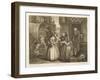 Ensnared by a Procuress-William Hogarth-Framed Art Print