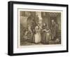 Ensnared by a Procuress-William Hogarth-Framed Art Print