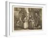 Ensnared by a Procuress-William Hogarth-Framed Art Print