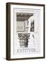 Entablature, Capital and Inscription from the Temple of Jupiter Tonans (The Thunderer)-Antoine Babuty Desgodets-Framed Giclee Print