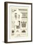 Entablatures, Capitals and Bases-J. Buhlmann-Framed Art Print