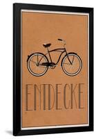 Entdecke (German - Explore)-null-Framed Poster