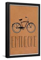 Entdecke (German - Explore)-null-Framed Poster