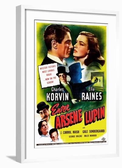 Enter Arsene Lupin-null-Framed Art Print