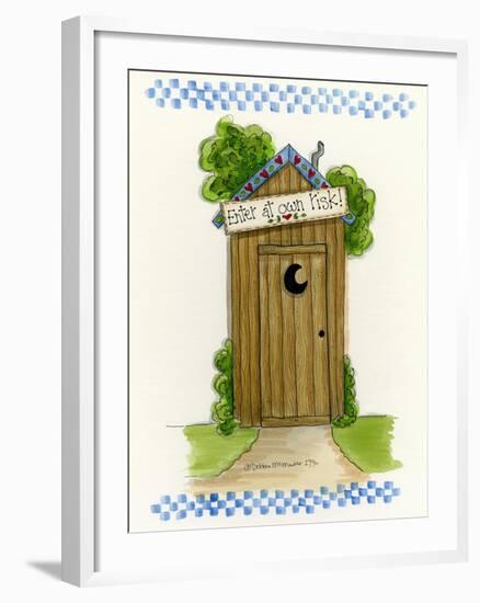 Enter at Your Own Risk-Debbie McMaster-Framed Giclee Print