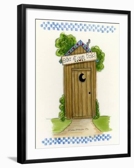 Enter at Your Own Risk-Debbie McMaster-Framed Giclee Print