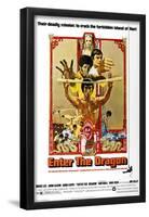 Enter the Dragon, 1973-null-Framed Poster