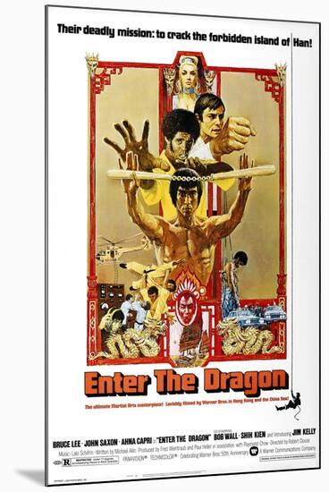 Enter the Dragon, 1973-null-Mounted Poster