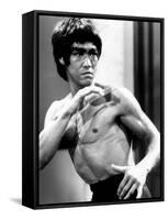 Enter the Dragon, Bruce Lee, 1973-null-Framed Stretched Canvas