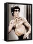 Enter The Dragon, Bruce Lee, 1973-null-Framed Stretched Canvas