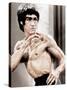 Enter The Dragon, Bruce Lee, 1973-null-Stretched Canvas