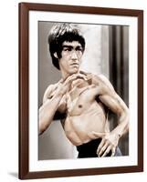 Enter The Dragon, Bruce Lee, 1973-null-Framed Photo