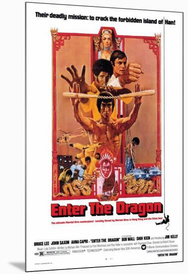 Enter the Dragon-null-Mounted Poster