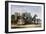 Entering a Coach in a Lakeside Park-Alfred Frank De Prades-Framed Premium Giclee Print