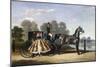 Entering a Coach in a Lakeside Park-Alfred Frank De Prades-Mounted Premium Giclee Print