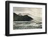 'Entering McMurdo Sound - Cape Bird and Mount Erebus', c1910?1913, (1913)-Herbert Ponting-Framed Photographic Print