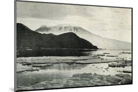 'Entering McMurdo Sound - Cape Bird and Mount Erebus', c1910?1913, (1913)-Herbert Ponting-Mounted Photographic Print