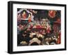 Entering Nirvana, the Life of Buddha Cakya Mouni, Scroll Painting, Tibetan Art, 18th Century-null-Framed Giclee Print