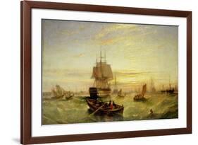 Entering Portsmouth Harbour-William Adolphus Knell-Framed Giclee Print