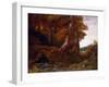 Entering the Forest, circa 1855-Gustave Courbet-Framed Giclee Print