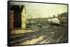 Entering the Station-Hermann Pleuer-Framed Stretched Canvas