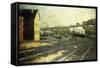 Entering the Station-Hermann Pleuer-Framed Stretched Canvas