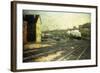 Entering the Station-Hermann Pleuer-Framed Giclee Print