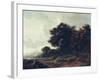 Entering Woods-Meindert Hobbema-Framed Giclee Print