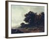 Entering Woods-Meindert Hobbema-Framed Giclee Print