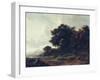 Entering Woods-Meindert Hobbema-Framed Giclee Print