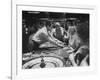 Entertainer Dean Martin Acting as Dealer at a Casino-Allan Grant-Framed Premium Photographic Print