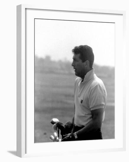 Entertainer Dean Martin Playing Golf-Allan Grant-Framed Premium Photographic Print