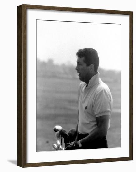 Entertainer Dean Martin Playing Golf-Allan Grant-Framed Premium Photographic Print