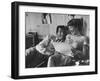 Entertainer Dean Martin Rehearsing a Scene with Actress Shirley MacLaine-Allan Grant-Framed Premium Photographic Print