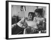 Entertainer Dean Martin Rehearsing a Scene with Actress Shirley MacLaine-Allan Grant-Framed Premium Photographic Print