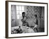 Entertainer Dean Martin Sparring with His Son at Home-Allan Grant-Framed Premium Photographic Print